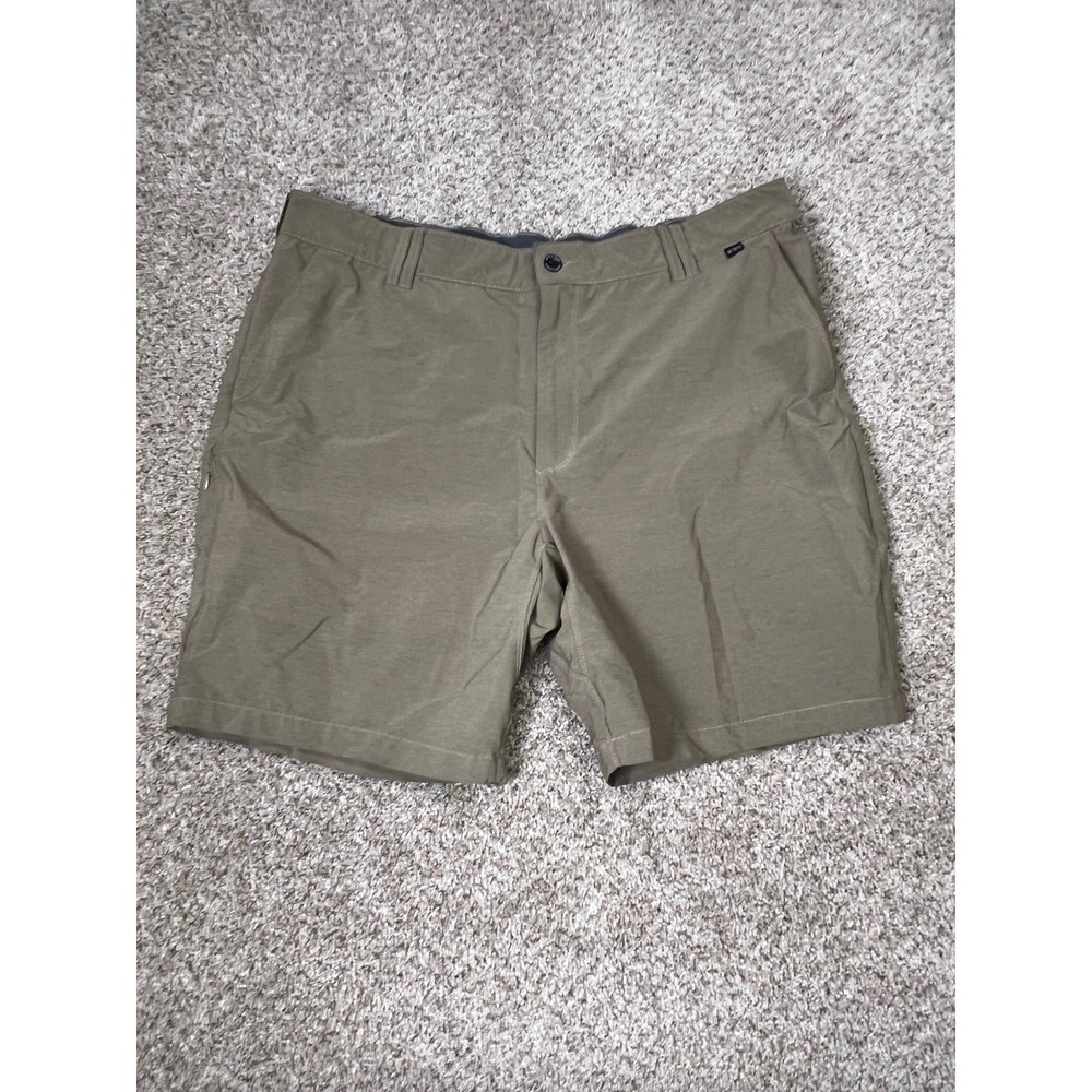 World Wide Sportsman WWS Mens Fishing Shorts Brown Size 44 Performance Hiking